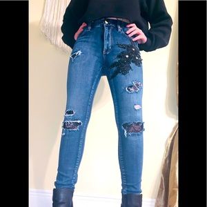 Gorgeous Funked Up American Eagle Stretch Jeans.